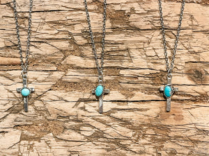 Authentic Turquoise Cross Necklace