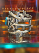Chimney Butte Sterling Silver Cuff with Blue Turquoise