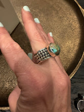 Native-Made Sterling Silver Ring with Bead Detail – Size 8