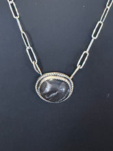 Zebra Jasper Necklace – Sterling Silver
