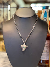 Buffalo Head with Kingman Stone Necklace
