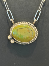 Hubei Turquoise Buffalo Pendant Necklace A
