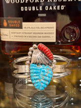 Kingman & Coral Turquoise Sterling Silver Cuff – Loyolita Othole-Tsattie
