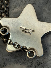 Purple Mojave Star Necklace | Native Made Sterling Silver (Russell Sam)