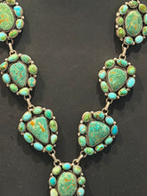 Sonoran Gold Turquoise Cluster Statement Lariat Necklace & Earring Set – Native Made by G. James
