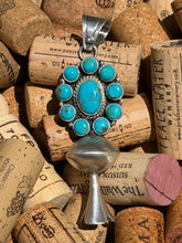 Kingman Cluster Blossom Pendant by Marcella James | Native-Made Sterling Silver