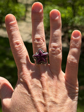 Purple Spiny Oyster Ring Size 7 by LAJR | Native-Made Sterling Silver