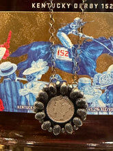 White Buffalo Coin Pendant Necklace | Sterling Silver Native Made | Stamped Eli Skeets
