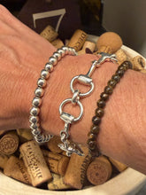 Sterling Silver Snaffle Bit Bracelet | 8" Western Horse Bit Bracelet | Made in Mexico
