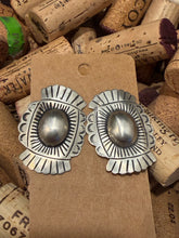 Sterling Silver Concho Post Earrings | Western Stud Earrings | Made in Mexico