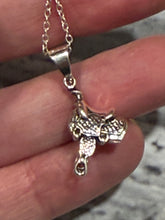 Sterling Silver Saddle Pendant Necklace | Western Horse Jewelry | Made in Mexico