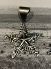 Sterling Silver Star Pendant | Native Made Necklace | Robert Johnson