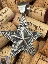 Sterling Silver Star Pendant | Native Made Necklace | Robert Johnson