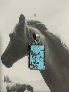 Bisbee Blue Turquoise Pendant