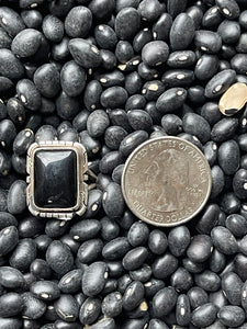 Black Onyx Ring Size 6