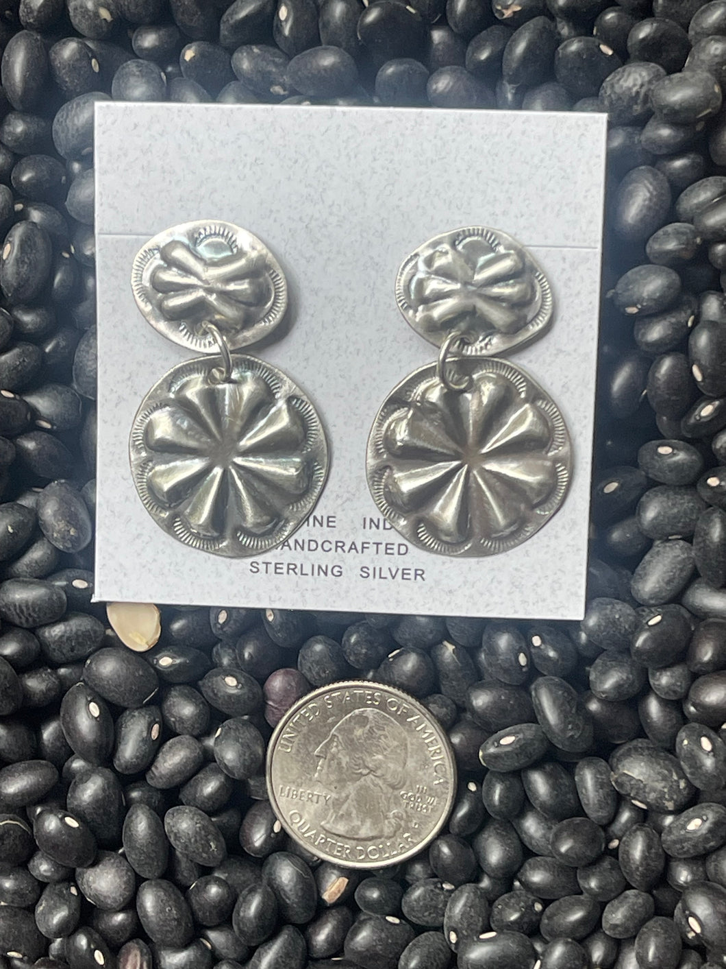 Concho Dangle Earrings