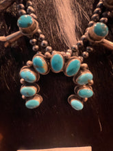 Richard Begay Squash Blossom & Earrings Set