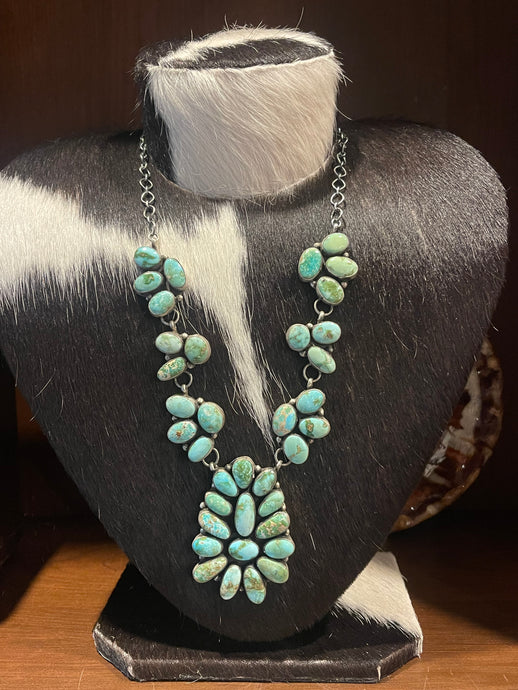 Ella Peter Sonoran Gold Statement Necklace & Earrings