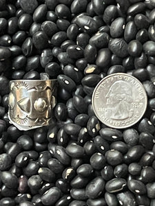 Stamped Sterling Silver Ring by Jacob Troncosa - Size 10