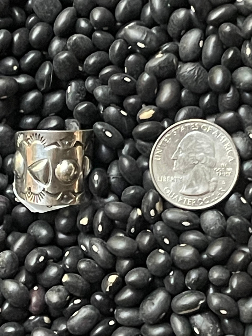 Stamped Sterling Silver Ring by Jacob Troncosa - Size 10