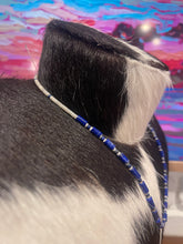 Heishi and Lapis Bead Necklace -18 in.