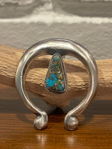 Brisbee Turquoise Naja Pendant by Robert Johnson