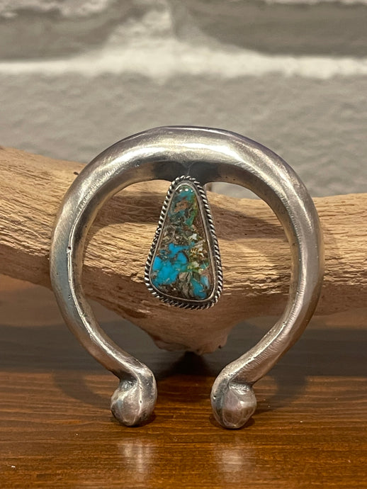 Brisbee Turquoise Naja Pendant by Robert Johnson