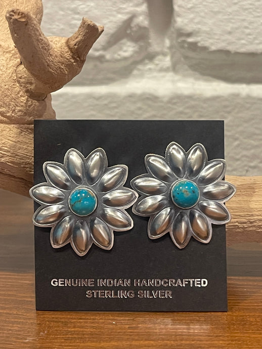 Medium Sunflower Earrings by Robert Johnson