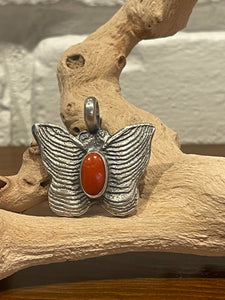 Cuttlefish Butterfly Pendant