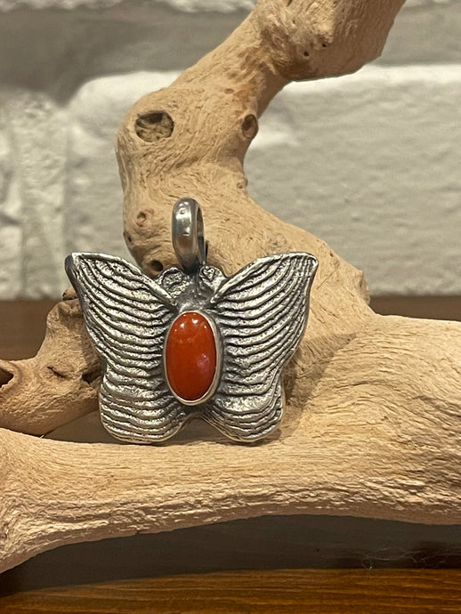 Cuttlefish Butterfly Pendant