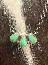 3 Stone Sonoran Gold J Frank Bar Necklace