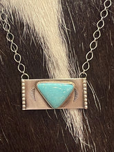 Triangle Turquoise Bar Necklace