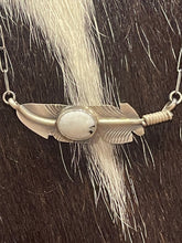 White Buffalo Feather Necklace