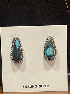 Blue Moon Saucer Statement Necklace and Earrings