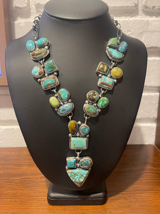 Shelia Bencenti Statement Lariat & Matching Earrings