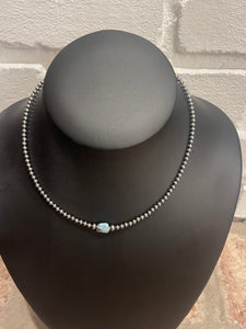 Golden Hills Nugget Machine Made Pearl Neckacle