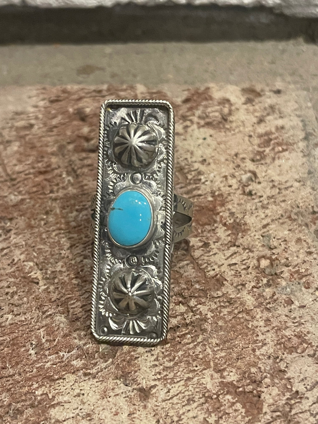 Kingman Native Made Bar Ring Size 10