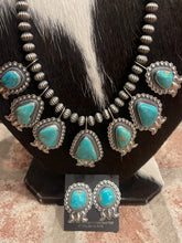 Robert Johnson Royston Turquoise Statement Necklace & Earring Set