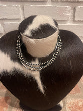 Mult Strand Machine Made Sterling Silver Necklace