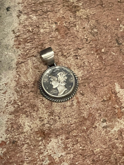 Mercury Dime Pendant
