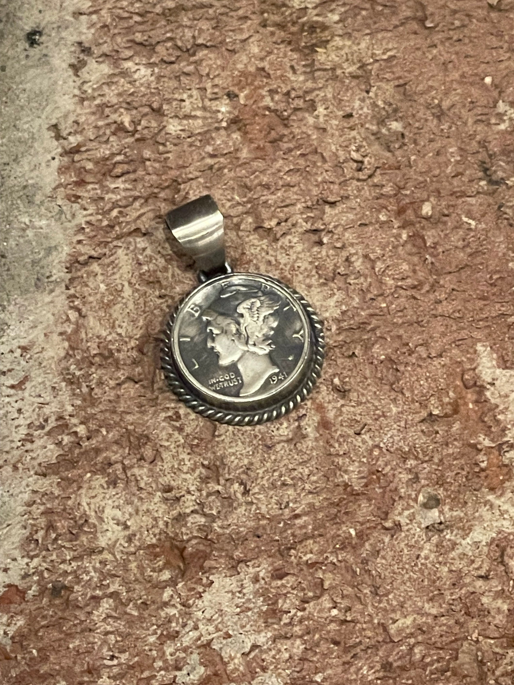 Mercury Dime Pendant
