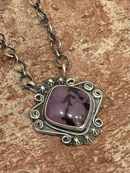 Charoite Necklace Native Made