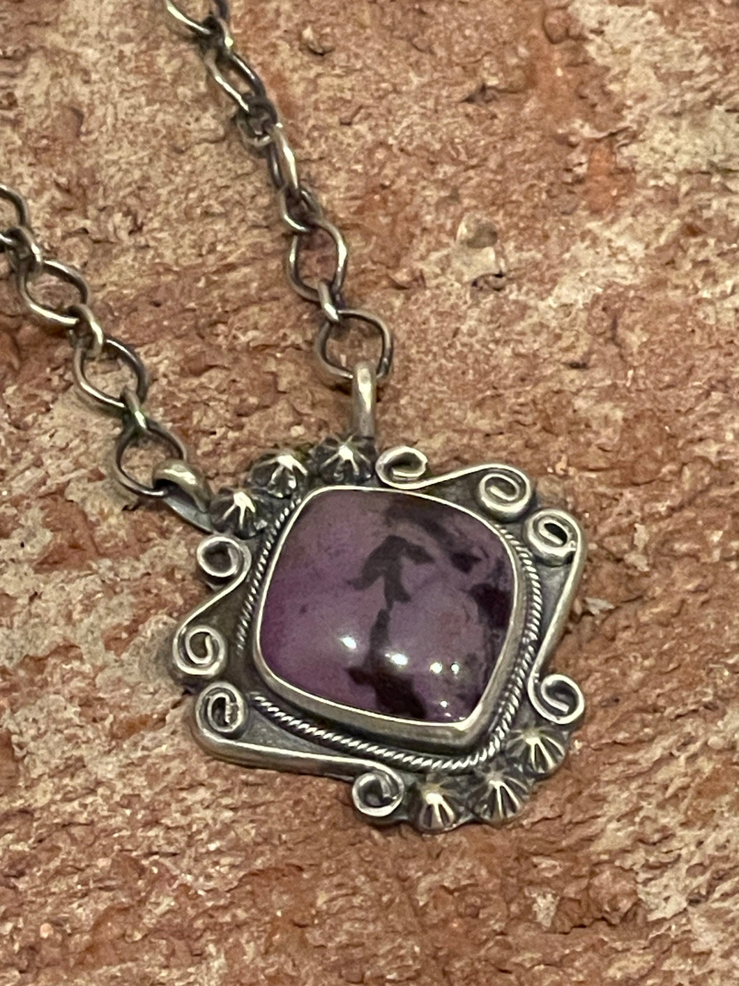 Charoite Necklace Native Made