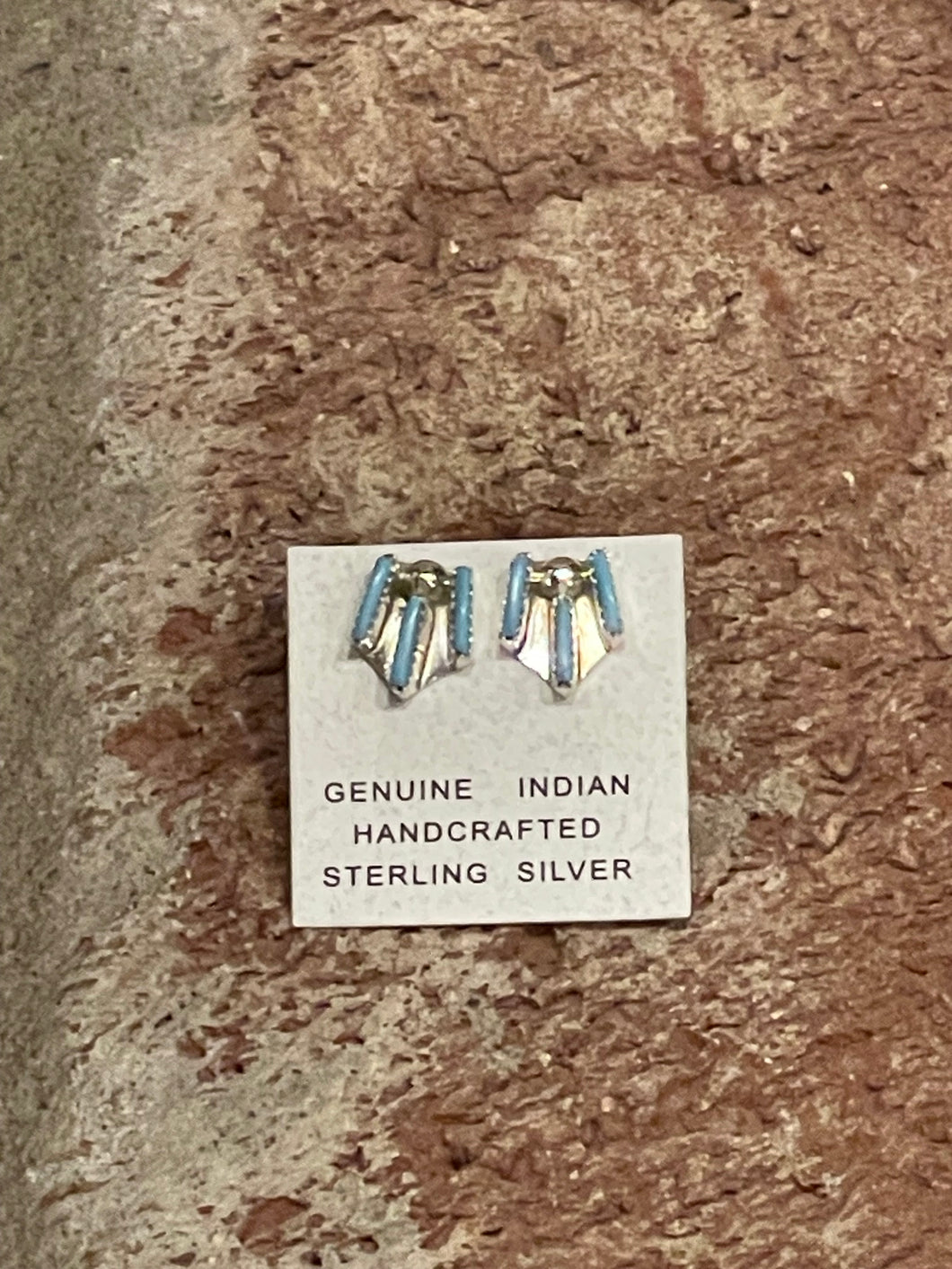 Zuni Needlepoint Stud Earrings