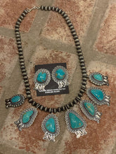 Robert Johnson Royston Turquoise Statement Necklace & Earring Set