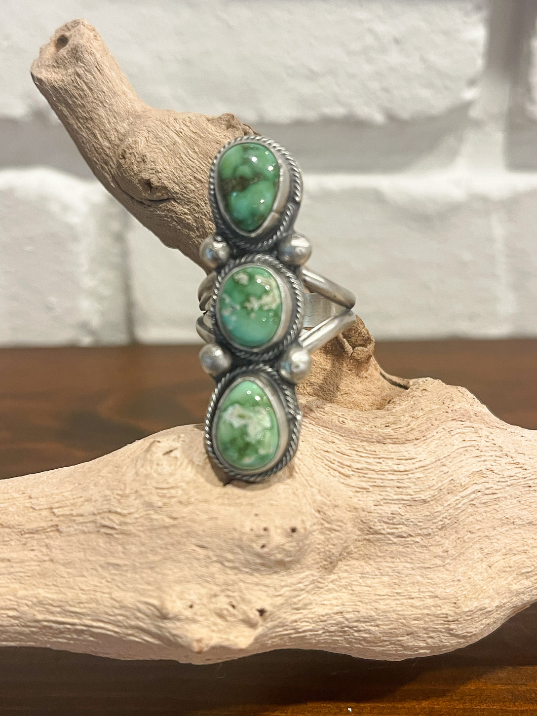 3 Stone Sonoran Gold Ella Peter Ring Size 10