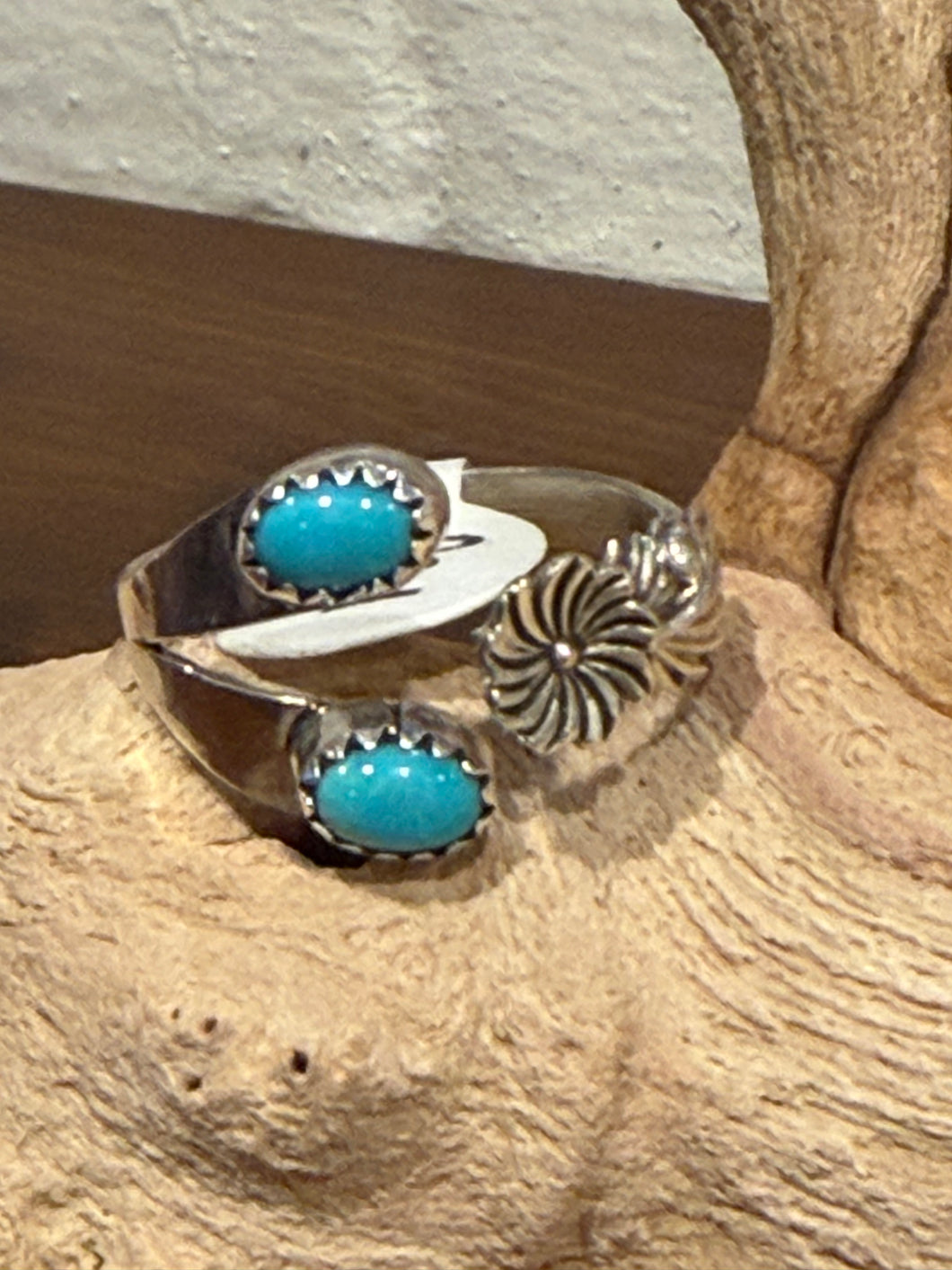 Adjustable Blue Turquoise Ring