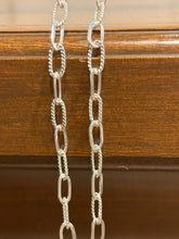 Sterling Silver Paper Clip Chain