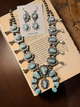 Heirloom Dry Creek Squash Blossom and Earring Set