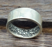Sunshine Reeves Navajo Sterling Silver Stamped Band Ring – Size 10